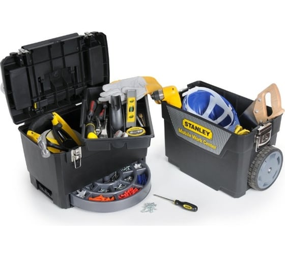Ящик с колесами Stanley IML Mobile Work Center 2 in 1 1-93-968