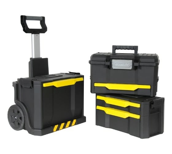 Пластмассовый ящик с колесами STANLEY Modular Rolling Workshop 1-79-206