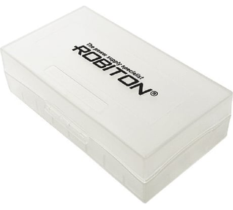 Футляр для элементов питания Robiton B2 футляр на 2 аккумулятора 18650/4 16340 PK1 12685