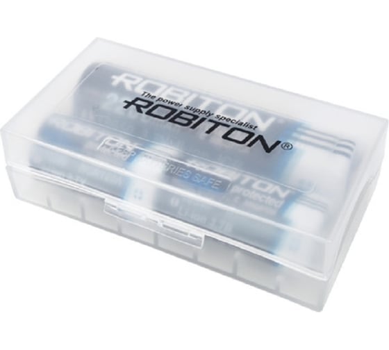 Футляр для элементов питания Robiton B2 футляр на 2 аккумулятора 18650/4 16340 PK1 12685