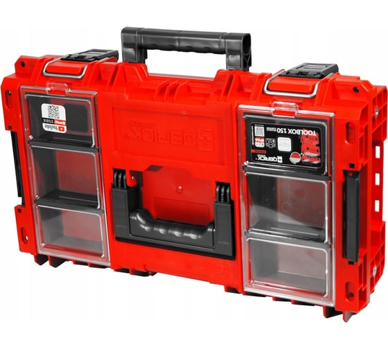 Ящик для инструментов QBRICK System PRIME Toolbox 150 Profi Red Ultra HD Custom535x327x141 мм 10501373 1