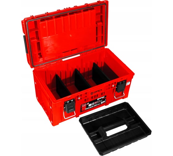 Ящик для инструментов QBRICK System PRIME Toolbox 250 Expert Red Ultra HD Custom 535x327x277 мм 10501375