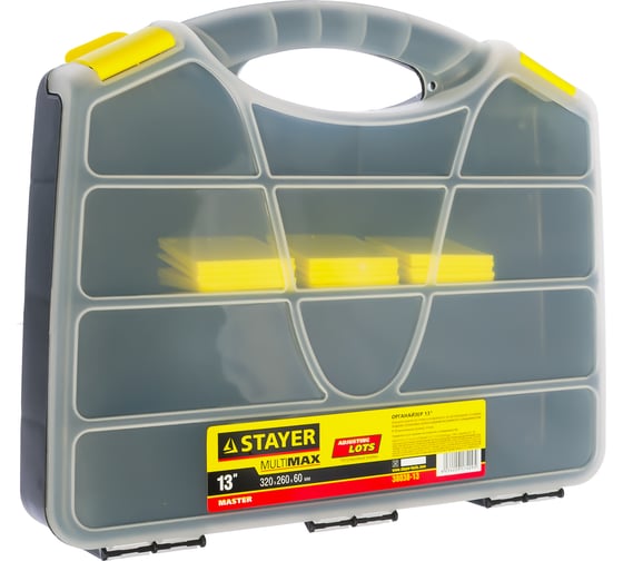 Органайзер для крепежа и принадлежностей 320х260х55 мм 13" Stayer MASTER 38038-13 1