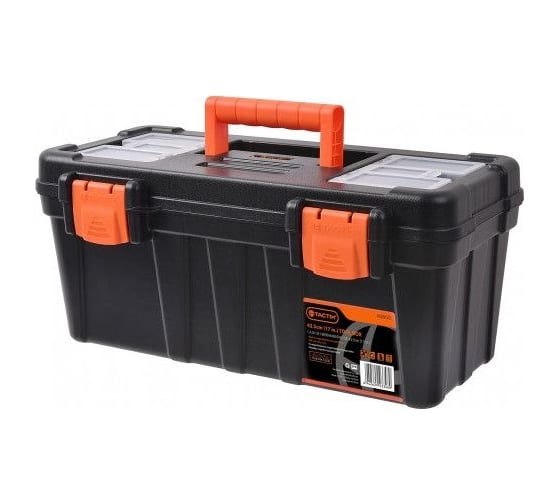 Ящик для инструмента TACTIX 17 с черной крышкой 43,5x21,0x13,0 см 320132