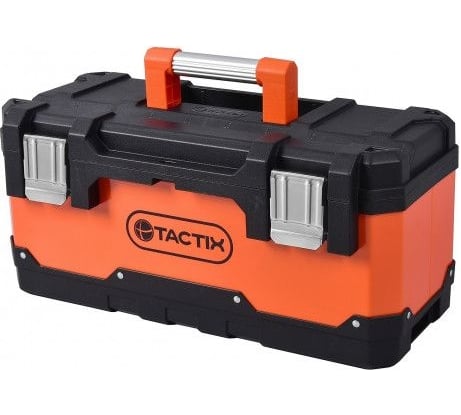 Ящик для инструмента TACTIX 20 пластик с металлом оранжевый 50,0x23,3x23,2 см 321121