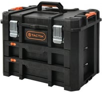 Ящик для инструмента TACTIX 20 модуль системы Storage с двумя выдвижными секциями 320362