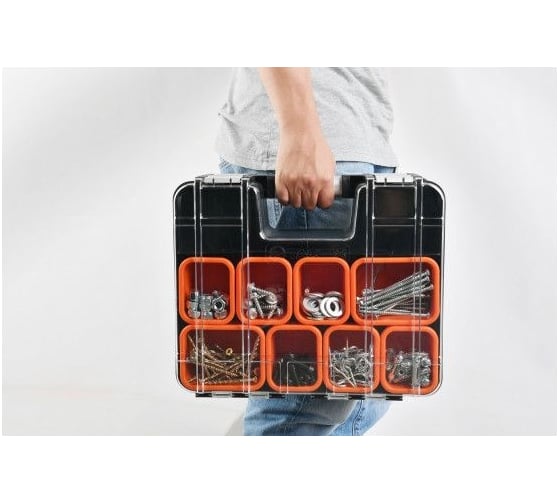 Двусторонний органайзер TACTIX 15 с лотками 39,0x32,5x16,3 см 320048
