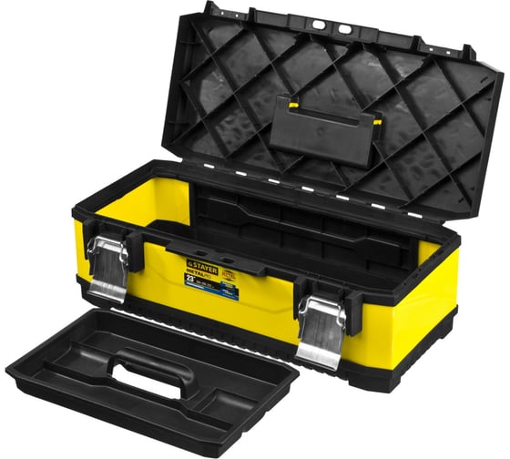 Металлический ящик для инструмента 23", 584х289х222мм STAYER METALPro 2-38011-21.5_z01