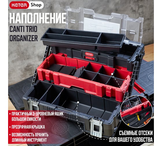 Органайзер Keter CANTI TRIO ORGANIZER 237788