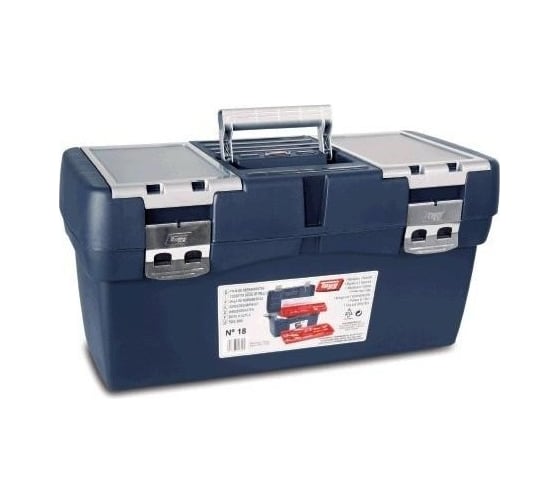 Ящик для инструментов с лотком + органайзер 58х29х29см №18 Tayg TAY-118005