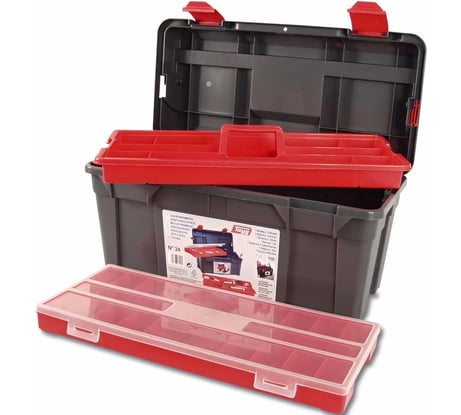 Ящик для инструментов с лотком + органайзер 58х28.5х29см №34 Tayg TAY-134005