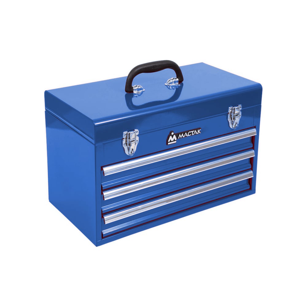 Инструментальный ящик с 3 полками МАСТАК синий 511-03380B - выгодная ...