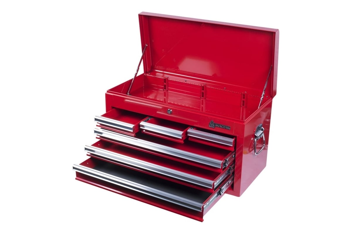Ящик инструментальный 6 полок, красный МАСТАК 511-06570R - выгодная .