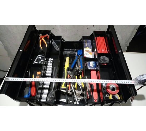 Металлический ящик для инструмента 55 x 20 x 21 см TOPEX 79R101 10