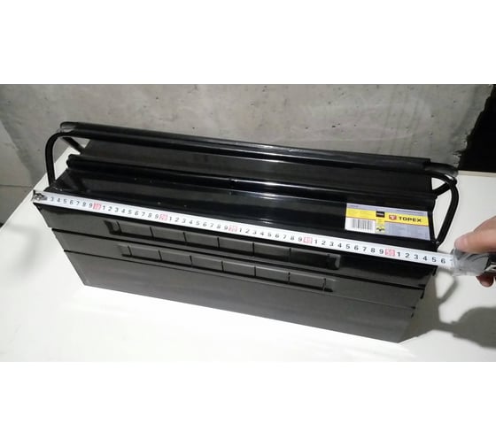 Металлический ящик для инструмента 55 x 20 x 21 см TOPEX 79R101 9