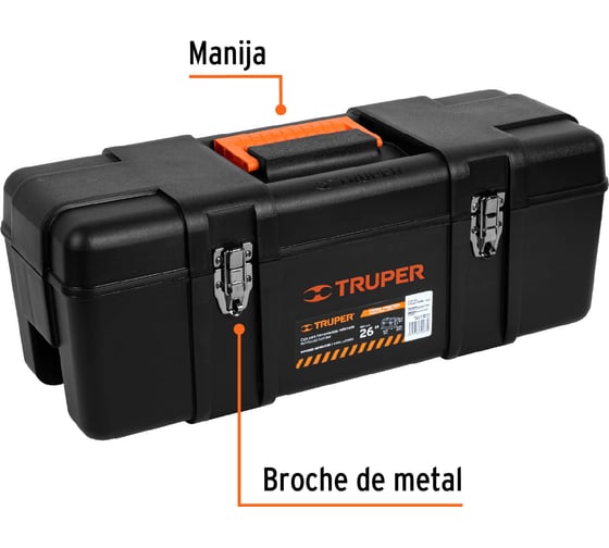 Пластиковый ящик для инструмента 26" Truper CHP-26X 19882