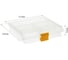 Блок для мелочей IDEA 114x142x34мм Прозрачный М 2950 4