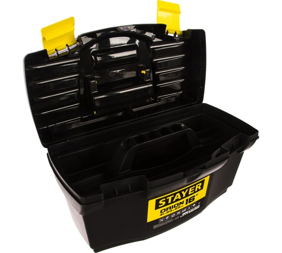 Ящик для инструмента STAYER ORION-16 пластиковый 38110-16_z03