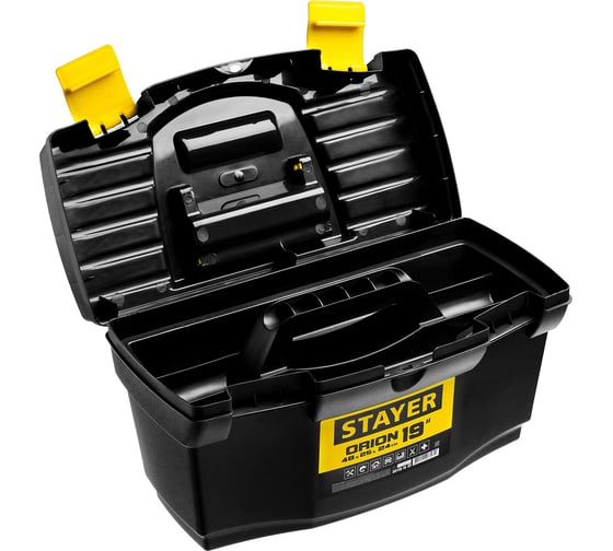 Ящик для инструмента STAYER ORION-19 пластиковый 38110-18_z03 1