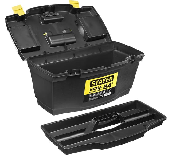Ящик для инструмента STAYER VEGA-24 пластиковый 38105-21_z03