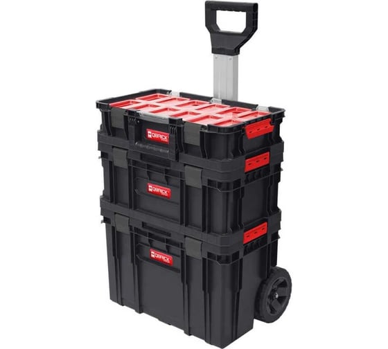 Ящик для инструментов на колесах с телескопической ручкой QBRICK SYSTEM Two Cart Plus Vario 2631-61