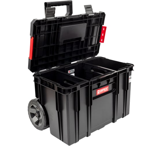 Ящик для инструментов на колесах с телескопической ручкой QBRICK SYSTEM Two Cart Plus Vario 2631-61