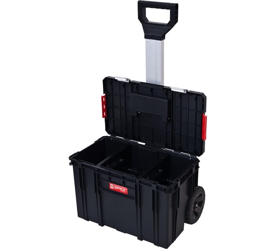 Ящик для инструментов на колесах с телескопической ручкой QBRICK SYSTEM Two Cart Plus Vario 2631-61