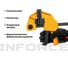 Быстрозажимная струбцина Inforce 90х450мм 06-03-23 3