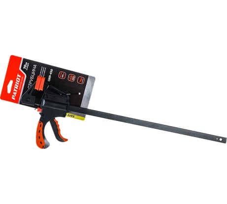 Быстрозажимная струбцина 450мм PATRIOT QRP-450 350006502