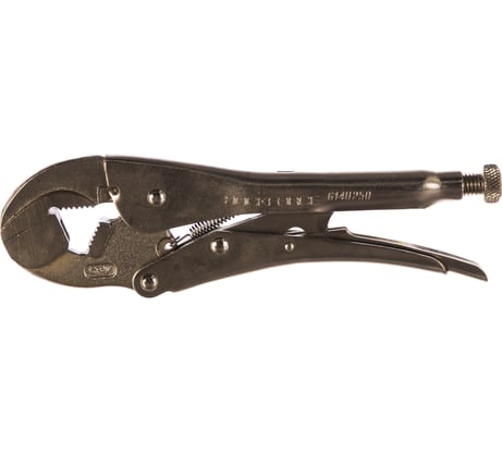 Гейферный зажим Rockforce с двойным захватом и плавающей нижней губкой 10-250мм RF-614U250(18642)