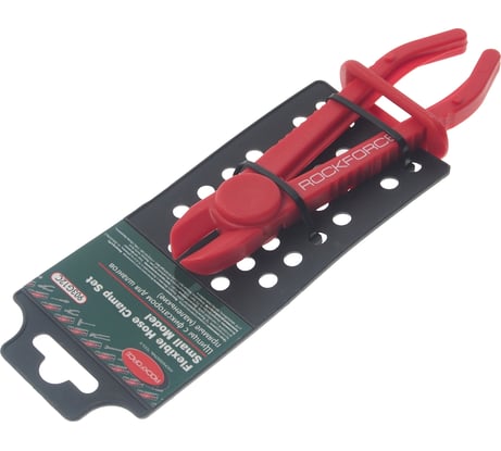 Пластиковый зажим для шлангов Rockforce с фиксатором L-155мм RF-903G12C(27396)