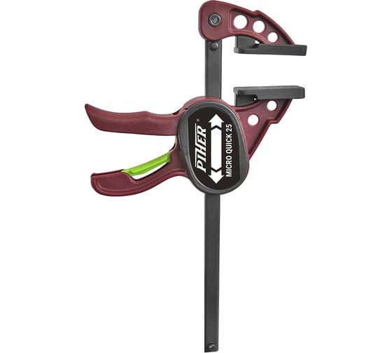 Быстрозажимная струбцина Piher Quick-Micro 20*5.5см 250N 25кг, 2шт М00016047 1