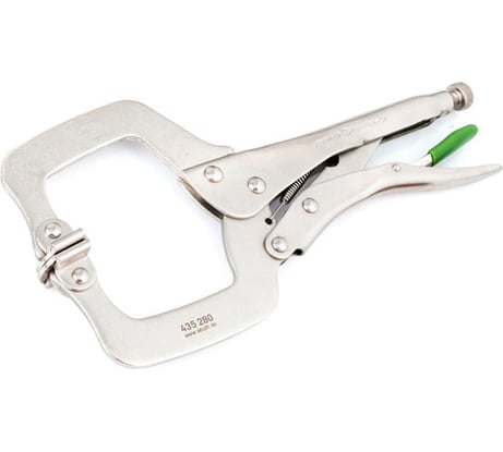 Зажим с фиксацией Дело Техники С-тип, 280 мм 435280