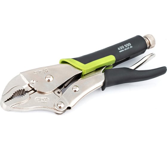 Зажим Дело Техники с фиксацией с полукруглым захватом, двухкомпонентная рукоятка 250 мм 430550 1