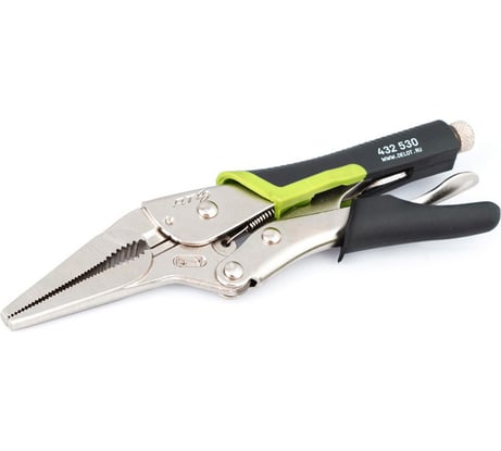 Зажим Дело Техники с фиксацией с удлиненным захватом, двухкомпонентная рукоятка 230 мм 432530