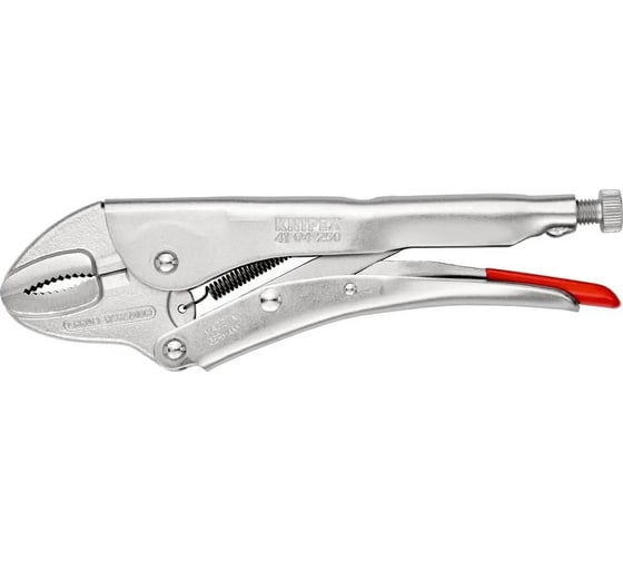 Ручной зажим Knipex круг 40 мм, квадрат 20 мм, под ключ 30 мм, штрихкод на ручках KN-4104250EAN 1