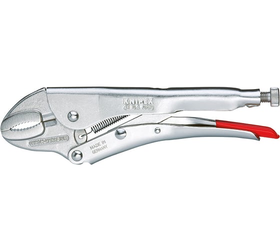 Ручной зажим Knipex круг 30 мм, квадрат 20 мм,под ключ 30 мм,штрихкод на ручках KN-4104180EAN