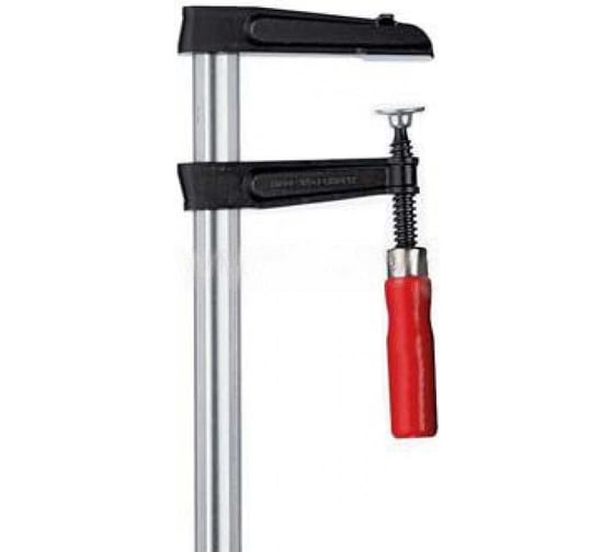 Чугунная струбцина BESSEY 2500/120, 6.5 кн, деревянная ручка, для высоких нагрузок BE-TKPN250BE