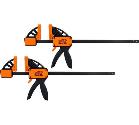 Быстрозажимная струбцина BAHCO сила сжатия 70 кг, 300 мм, 2 шт. QC-300A-2P