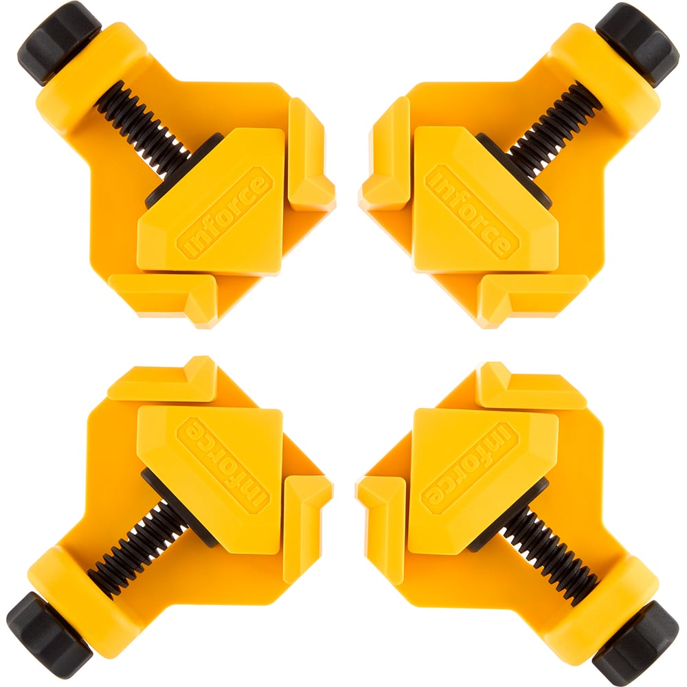 Набор зажимов для угловых соединений 4 шт Inforce 06-03-47 - выгодная ...