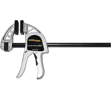 Быстрозажимная струбцина для работы одной рукой UNIQ TOOL усилие 350 кг., 900 mm. UTC900A