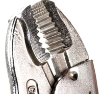 Универсальный ручной зажим Зубр Эксперт для круглых профилированных и плоских деталей губки из кованой Cr-V стали 180 мм 22510-18