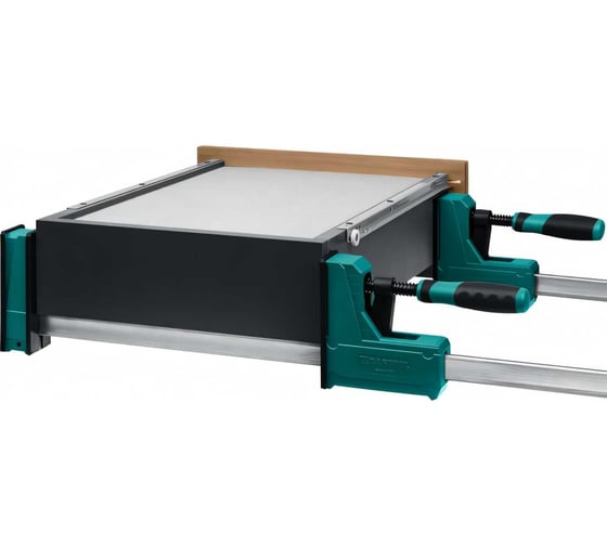 Корпусная струбцина KRAFTOOL Grand-1000/1150 1000/1150 мм, сжатие/распор, глубина зажима 95 мм 32240-100