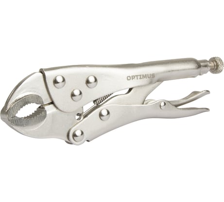 Зажимные клещи Optimus с изогнутыми губками 130 мм 11105