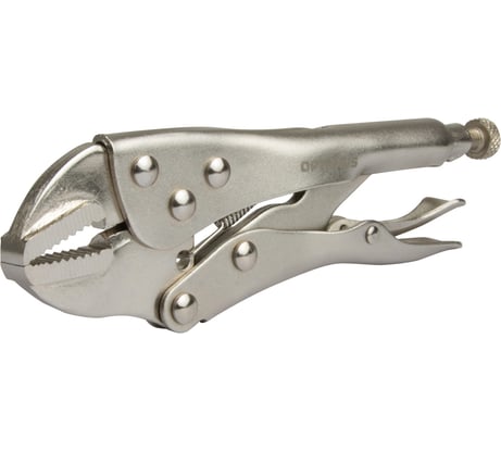 Зажимные клещи Optimus гейферные с прямыми губками 180 мм 10807