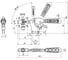 Горизонтальный прижим KUKAMET до 102 кг 112-1-L 2