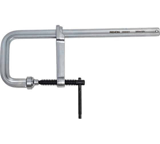 Струбцина цельнометаллическая U-образная REKON RFU1-250-120 с Т-образным зажимом 58301 058301