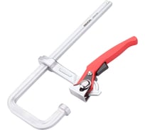 Струбцина цельнометаллическая рычажная U-образная REKON RFU3-250-120 с храповиком 58303 058303