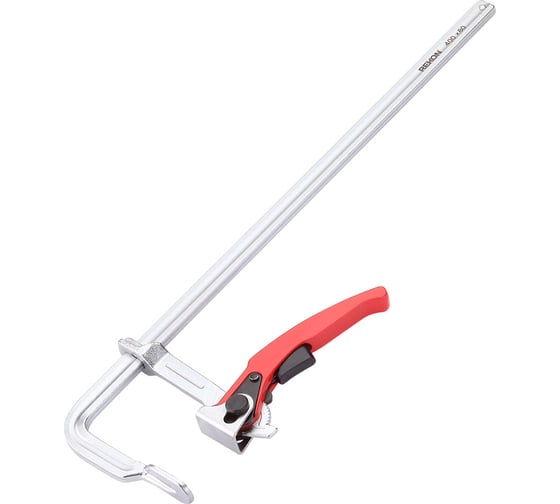 Цельнометаллическая струбцина REKON RF03-400-80 c храповиком 58108