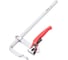 Цельнометаллическая струбцина REKON RF03-400-120 c храповиком 058117 1
